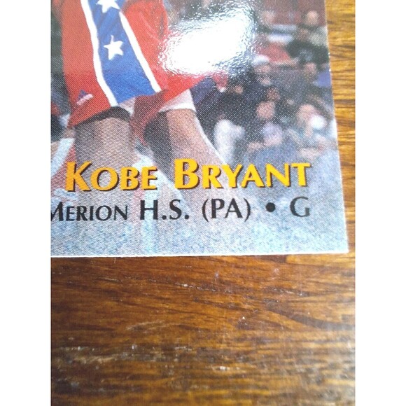 1996-97 Score Board Basketball Rookies #15 Kobe Bryant Lower Merion H.S. Mint - Picture 4 of 10